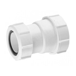 Муфта 32-40, McAlpine, обжим-обжим, белый