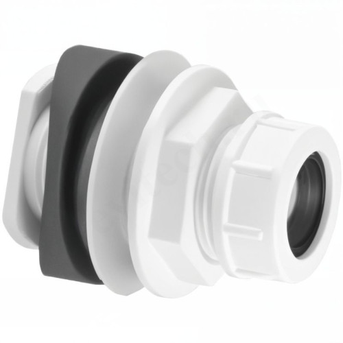 Врезка 19-110, McAlpine, обжим-труба, белый