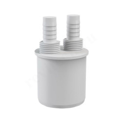 Переходник 50-14, McAlpine, труба-штуцер, белый