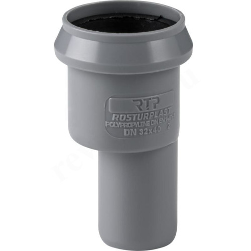 Редукционная вставка 40-32, RTP, раструб-труба, серый