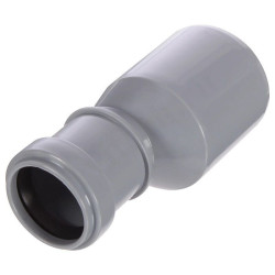 Переходник 32-40, Sinikon Стандарт, раструб-труба, серый, эксцентрический