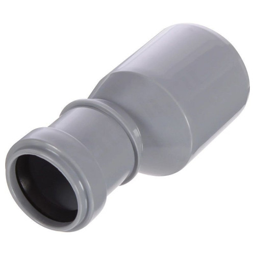 Переходник 32-40, Sinikon Стандарт, раструб-труба, серый, эксцентрический