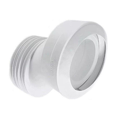 Отвод для унитаза 97-110, McAlpine, обжим-труба, белый