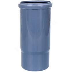 Патрубок компенсационный 110-110, RTP, раструб-труба, серый