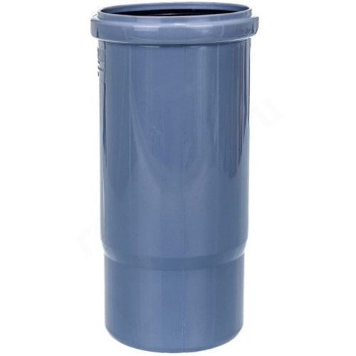 Патрубок компенсационный 110-110, RTP, раструб-труба, серый