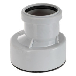 Переходник 75-110, HL, раструб-труба, серый