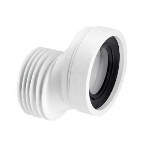 Отвод для унитаза 90-110, McAlpine, раструб-труба, белый