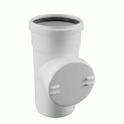 Ревизия 110-110-110, Rehau RAUPIANO Plus, раструб-труба, белый