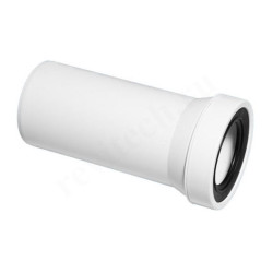 Отвод для унитаза 90-110, McAlpine, обжим-труба, белый