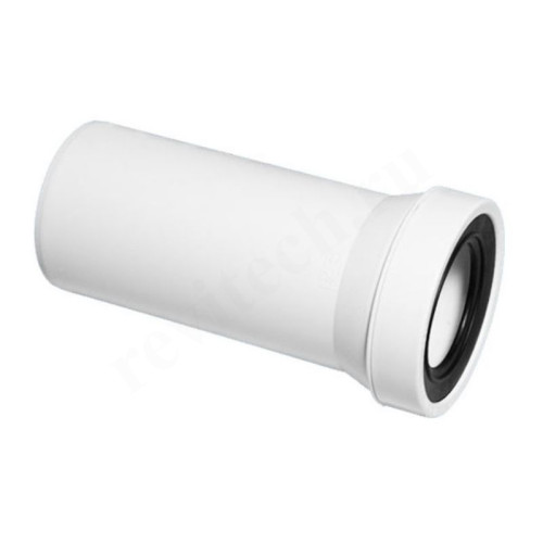 Отвод для унитаза 90-110, McAlpine, обжим-труба, белый