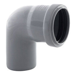 Отвод 87° 50-50, RTP, раструб-труба, серый