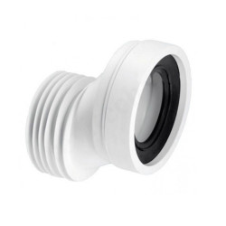 Отвод для унитаза 90-110, McAlpine, раструб-труба, белый
