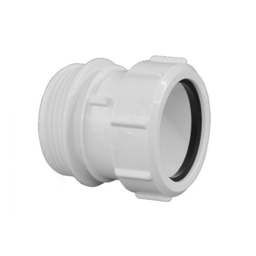 Переходник 40-1 1/2", McAlpine, обжим-резьба, белый