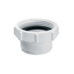 Переходник 40-1 1/4", McAlpine, обжим-резьба, белый