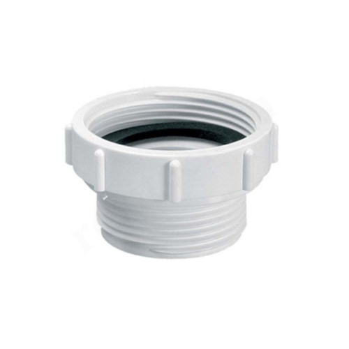 Переходник 40-1 1/4", McAlpine, обжим-резьба, белый