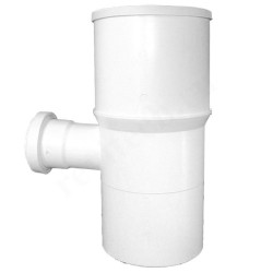 Отвод для унитаза 110-50-110, HL, раструб-труба, белый, с эксцентриком