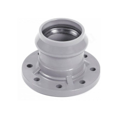 Переходник 160-150, Хемкор SDR, 26, раструб-фланец, серый