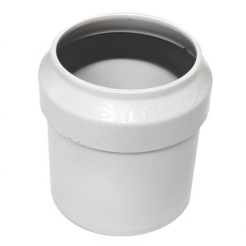Переходник 50-40, Sinikon COMFORT, раструб-труба, белый