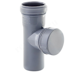 Ревизия 50-50-50, RTP, раструб-труба, серый