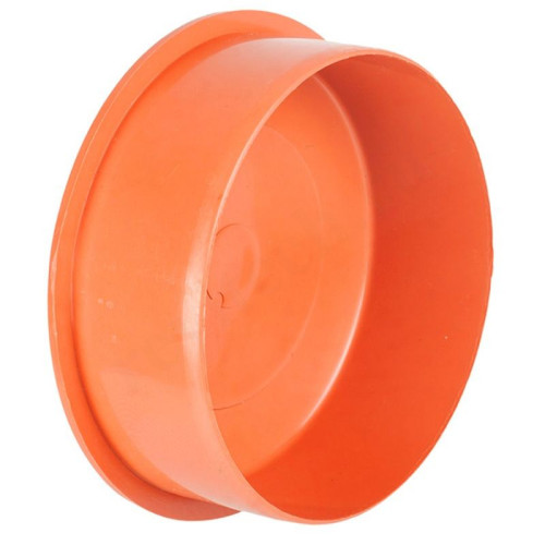Заглушка 110, Хемкор, труба, оранжевый
