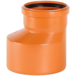 Редукционная вставка 160-110, Valfex, раструб-труба, оранжевый, нар.канализ