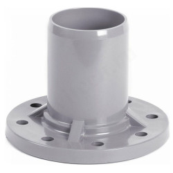 Переходник 110-110, Хемкор SDR, 26, труба-фланец, серый