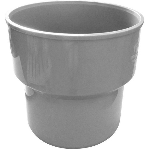 Переходник 50-75, Valfex, раструб-труба, серый, с чугуна на пластик