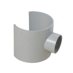 Врезка 110-50, McAlpine, склеивание-труба, серый