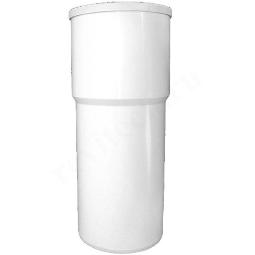 Патрубок компенсационный 110-110, HL, раструб-труба, белый