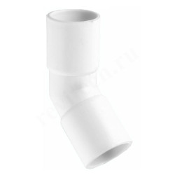 Отвод для сифона 135° 21.6-21.6, McAlpine, труба-труба, белый