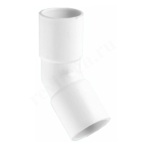 Отвод для сифона 135° 21.6-21.6, McAlpine, труба-труба, белый