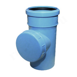 Ревизия 110-110-110, Sinikon Rain Flow, раструб-труба, голубой