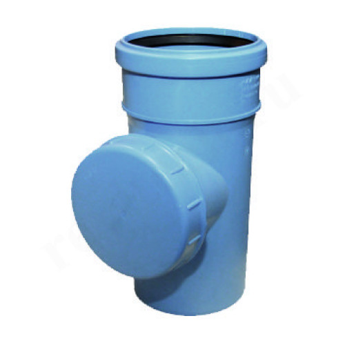 Ревизия 110-110-110, Sinikon Rain Flow, раструб-труба, голубой
