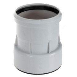 Переходник 110-110, HL, раструб-труба, серый