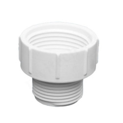 Переходник 25-3/4", McAlpine, обжим-резьба, белый