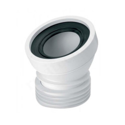 Отвод для унитаза 22 90-110, McAlpine, раструб-труба, белый