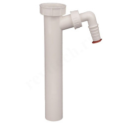 Удлинитель 40-1 1/2"-3/4", HL, обжим-труба, белый, для с/т приборов