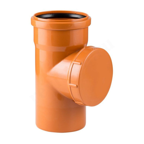 Ревизия 110-110, RTP, раструб-труба, оранжевый