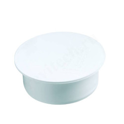 Заглушка 110, Rehau RAUPIANO, труба, белый