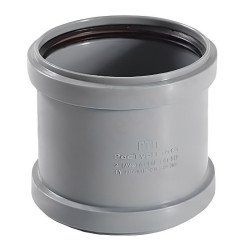 Муфта ремонтная 110-110, RTP, раструб-раструб, серый