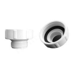 Переходник 40-1", McAlpine, обжим-резьба, белый