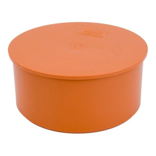 Заглушка 160, Sinikon Универсал, труба, оранжевый
