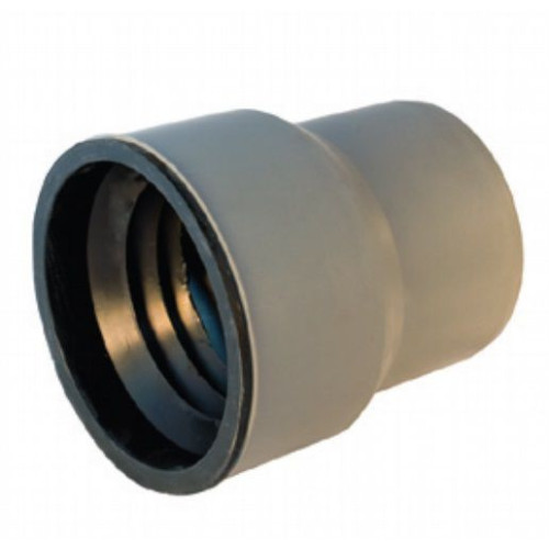 Переходник 125-110, Sinikon Стандарт, раструб-труба, серый, на чугун
