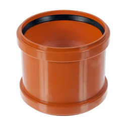 Муфта ремонтная 110-110, RTP, раструб-труба, оранжевый