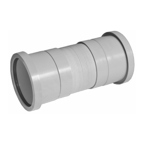 Переходник 110-110, McAlpine, раструб-раструб, серый