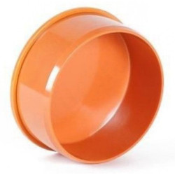 Заглушка 200, Sinikon НПВХ, труба, оранжевый