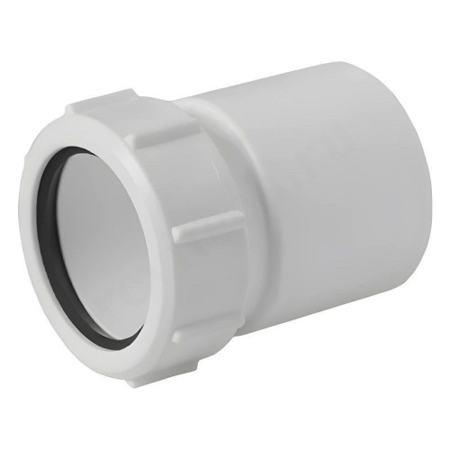 Переходник 40-50, McAlpine, обжим-труба, белый