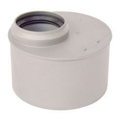 Переходник 110-50, Sinikon COMFORT PLUS, раструб-труба, белый, эксцентрический