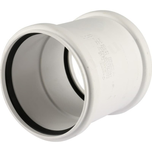 Муфта 50-50, Rehau RAUPIANO, раструб-раструб, белый