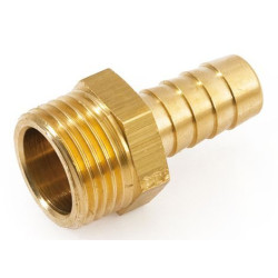Переходник 10-3/8", General Fittings 2600 D9, штуцер-резьба, нар., латунь